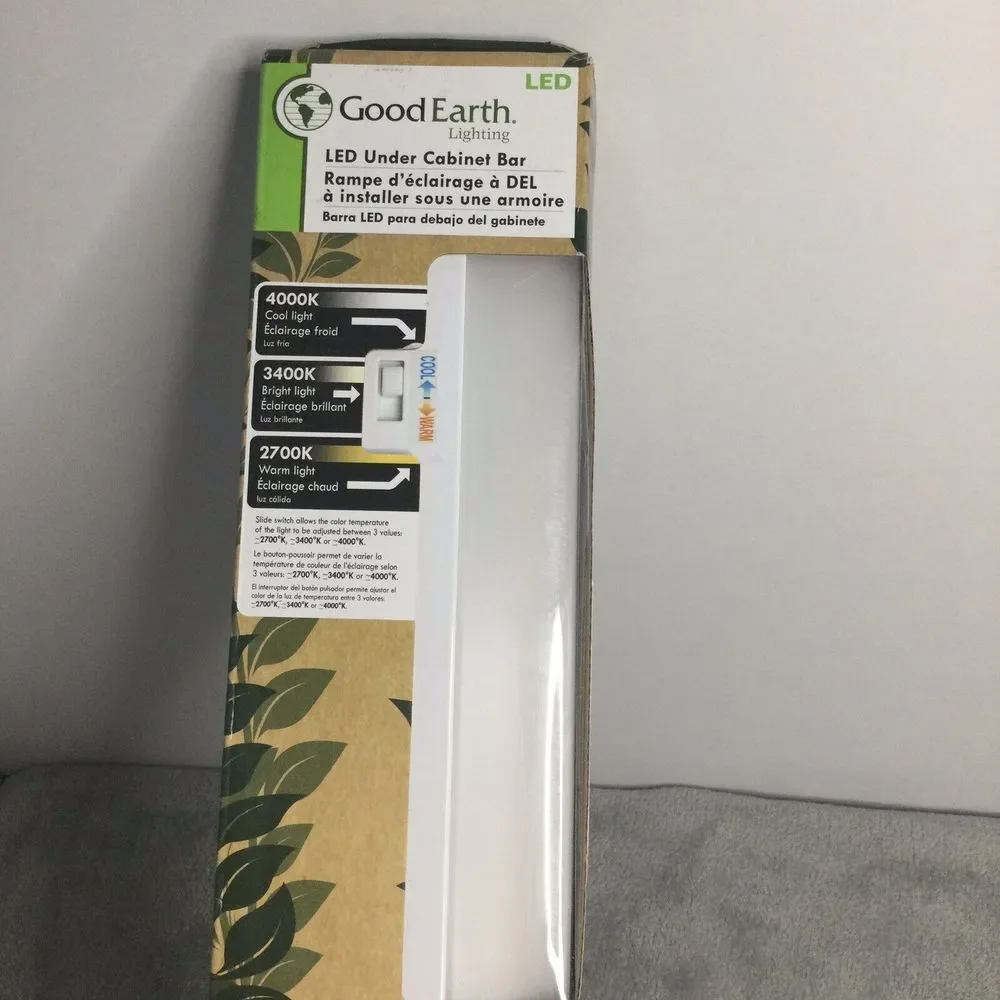 Good Earth Lighting 24 In. Direct Wire White LED Color‎ Temperature Changing